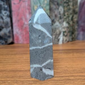 Shell Jasper Crystal Tower